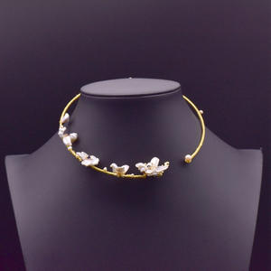 Collar de Perlas Redondas, Estilo Lujoso para Mujer, Uso Diario Informal, Cierre de Aleación Resistente, Joyería - Product Image 2