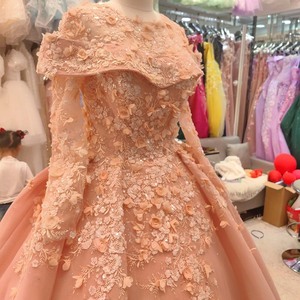 Lsany219 Vestidos de Quinceañera Rosa Princesa con Flores 3D, Vestidos de Fiesta de 16 Años, Vestidos de 15 Años, Jancember - Product Image 3