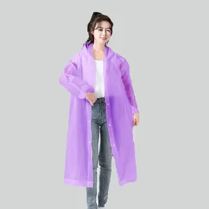 Women's EVA Waterproof Long Raincoat Hood Hiking Jacket for Adults Camping and Hiking for Both Boys and Girls