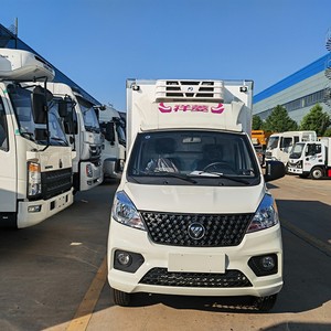 Foton 4x2 1.5-2T Mini Gasoline Refrigerator Truck Customization Transport Vegetable Meat Egg Freezer Refrigerated Truck - Product Image 3