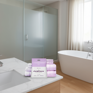 MARBN ACTIVADD Ensemble de 6 serviettes de bain 100% coton séchage rapide pour usage domestique - Product Image 2