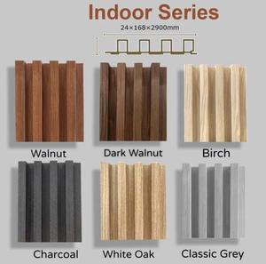 Panel de Pared Ranurado 3D WPC de Lujo, Resistente al Fuego, a la Humedad y al Agua, Revestimiento de Pared WPC, Panel de Pared con Ranuras para Decoración de <span class=keywords><strong>Interiores</strong></span> - Product Image 2