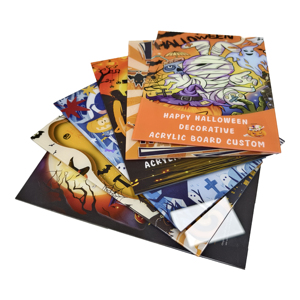 Personalizado UV impreso pared arte decoración hogar Decoración foto Props tablero troquelado transparente bloque acrílico signo hoja - Product Image 6
