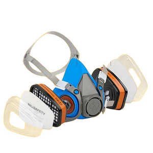 Máscara de Gas Ligera Personalizada para Minería y Soldadura, con Filtro de Gas Ácido TPE, Cartucho de 100L/min, Respirador Reutilizable - Product Image 1