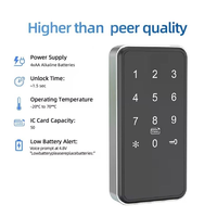 Cerradura Digital Inteligente TTLock con Teclado Bluetooth y RFID, Cerradura Eléctrica Inteligente para Cajones y Armarios