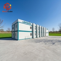 Moducube Panneau en laine de roche EPS PU, kit plat, bâtiment préfabriqué, maison préfabriquée, maisons modulaires, maison préfabriquée