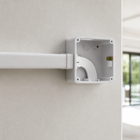 Câble plat isolé en PVC à 2 conducteurs en aluminium BLVVB 300/500V pour le câblage agricole et l'éclairage