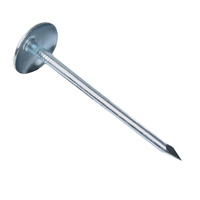 Chaud! Fabricant de clous fournir la galvanisation/tête de parapluie/grande tête clous de bobine de toiture grosse tête prix d'usine en chine