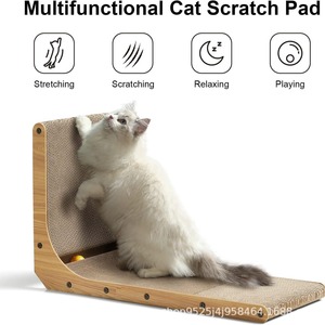 Cross-border <b>cat</b> tree L-shaped <b>scratching</b> <b>post</b> wall-mounted <b>cat</b> <b>scratching</b> <b>post</b> suitable <b>for</b> indoor <b>cats</b>, <b>large</b> <b>cat</b> toys - Product Image 2