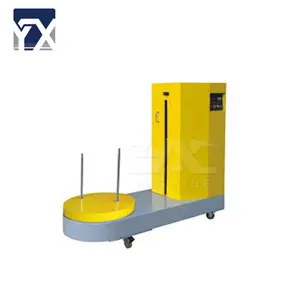 high quality grade automatic robot pallet stretch wrapper self-propelled wrapping machine
