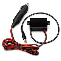Convertisseur DC-DC pour allume-cigare de voiture, régulateur de tension 24V vers 12V, 1-5A, alimentation électrique avec prise DC, adaptateur de sortie USB étanche