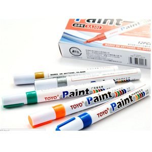 Hot Bán Tùy Chọn Sơn Đánh Dấu Bút DIY Không Thấm Nước Vĩnh Viễn Album Graffiti Bút Dầu Dự<span class=keywords><strong>a</strong></span> Xe Lốp Sơn Bút Đánh Dấu - Product Image 4