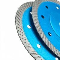 Sehr langlebiges, hochwertiges 125mm 1,2mm dünnes Turbo-Diamant-Kreissägeblatt zum Schneiden von Fliesen und Keramik.