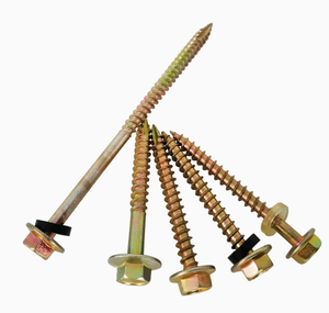 Nhà sản xuất bán buôn thép carbon tự khai thác ốc vít Vàng kẽm <span class=keywords><strong>Hex</strong></span> đầu đen PVC máy giặt giá cả cạnh tranh vàng kẽm <span class=keywords><strong>Hex</strong></span> - Product Image 5