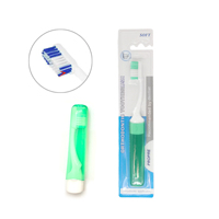 Brosse à dents orthodontique pliable pour adulte, 1 pièce, en forme de V, pour enlever la Plaque des bretelles
