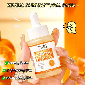 TWG Suero de ácido hialurónico para el cuidado de la piel de la cara Suero facial blanqueador Iluminador Hidratante Corrector de manchas oscuras Suero de vitamina C - Product Image 6