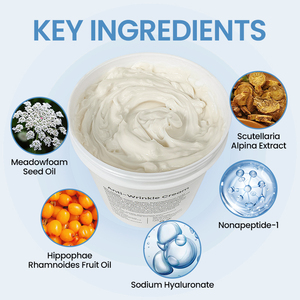 순한 스킨케어 포뮬러 안티링클 페이스 크림 히알루론산 & 노나펩타이드-1 함유 수분 부스팅 & 주름 완화 - Product Image 3