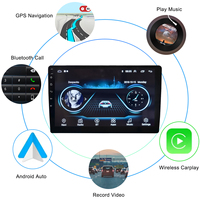 Autoradio universel Android 1DIN pour tableau de bord, lecteur sans fil CarPlay Android 11, GPS intégré, WIFI, Mirror Link, FM, stéréo octa-core