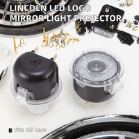 Accessoire automobile : Projecteur LED de logo de bienvenue pour rétroviseur latéral, effet ombre fantôme, pour MKZ MKS