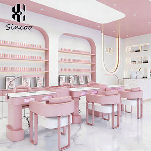 Light Luxury Custom Colors Metal Manicure Table Set with Gel Lamp and Big Drawers for Fashion Salon <b>Nail</b> Artist <b>Desk</b> - Product Image 2