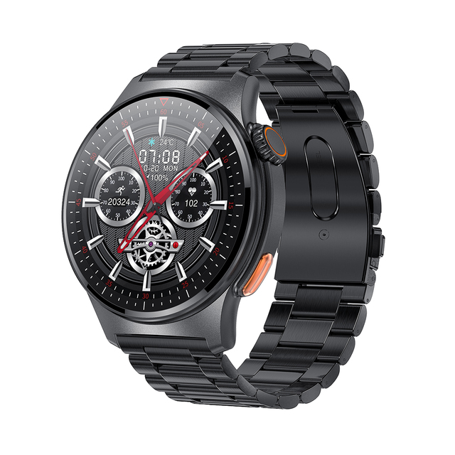 QW49 Smartwatch New Model 1.39 Inch Round Screen NFC GPS Support Multiple Sports Modes Heart Rate Blood Oxygen Monitoring Watch