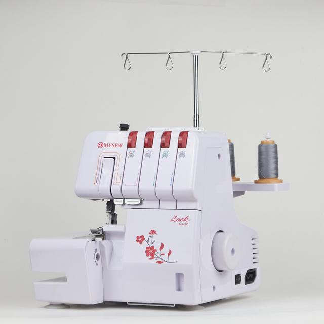 MYSEW M343D 1200 Sti/min Household Multifunction Home Electric Four-wire Overlock Heavy Duty Sewing Machine With Accessories