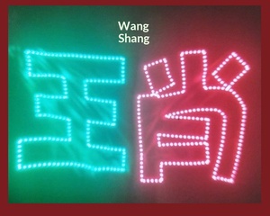 <span class=keywords><strong>Wang</strong></span> Xiaobo Jun <span class=keywords><strong>Yi</strong></span> Xiao Passionsfrucht-Konzert Abschlussfeier Unterstützungs-Licht Individuelles Kopfband LED-Patch Ultra-Dünn Anpassbar - Product Image 2