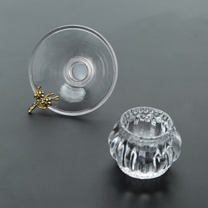 Thickened Heat Resistant Glass <b>Tea</b> Filter With Stainless Steel Mesh <b>Infuser</b> Set Creative <b>Tea</b> Ceremony Accessory For Adults - Product Image 3