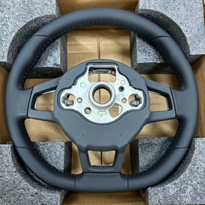 Volant en cuir pour <span class=keywords><strong>Golf</strong></span> 4 5 6 <span class=keywords><strong>7</strong></span> R MK4 MK5 MK6 MK7 MK7.5 <span class=keywords><strong>GTI</strong></span> Polo Passat CC B8 Jetta GTS GTD CC Polo GTE GLI - Product Image 2