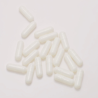 Capsules vides végétales solubles gastriques de qualité pharmaceutique HPMC transparentes, taille 00 et 0, avec logo personnalisé pour les compléments alimentaires