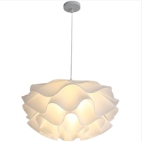 Lustre de chevet nordique design pomme de pin et citrouille avec source de lumière LED et télécommande