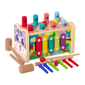 MENG MEOW Gioco Educativo in Legno per Bambini, Puzzle Spaziale Whack-A-Mole, da 5 a <span class=keywords><strong>7</strong></span> <span class=keywords><strong>Anni</strong></span>, Migliora la Coordinazione Occhio-Mano - Product Image 1
