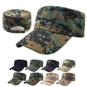 Vente en gros Casquettes de baseball multicolores de camouflage tactique dans la jungle à dessus plat - Product Image 1