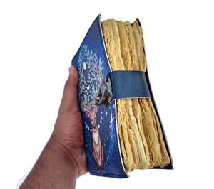 Cuaderno de cuero hecho a mano A5/A4 para planificador diario sin marca Reno Deckle Edge Diario de tapa dura Diario en blanco Impreso Deckle Edge - Product Image 3