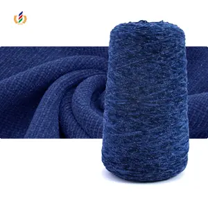 Flash Chenille Yarn Eco-friendly 5s 95% Polyester 5%metallic Knitting For SweaterShirt Chenille Blend Yarn