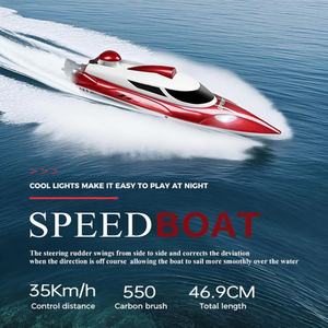Wltoys WL918 Fast <b>RC</b> Racing <b>Boat</b> RTR With 2.4Ghz Proportional Remote Control Water Cooled Motor Led Lights for Outdoor Fun - Product Image 6