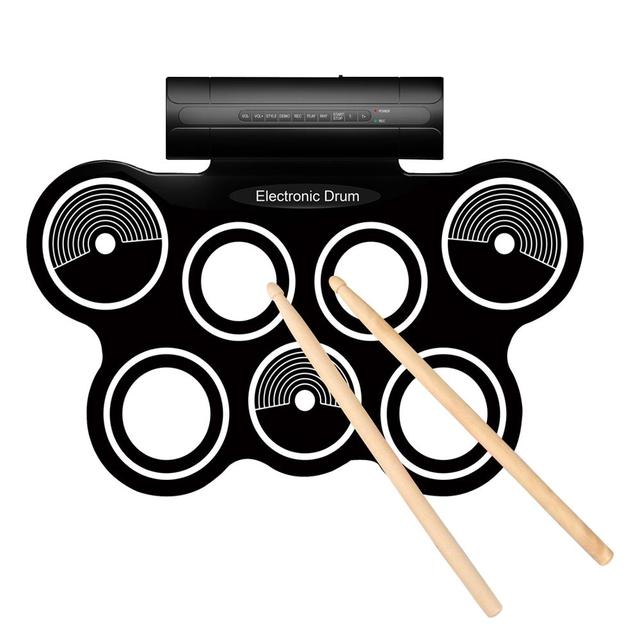 Roll up Electronic Drum Kits Musical Instruments for Students Exercising