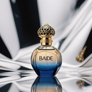 New Arrival Luxury Custom Crimp Irregular Perfume Spray <b>Bottle</b> 50ml 100ml Empty Gradient Glass Perfume <b>Bottle</b> With Custom Lid - Product Image 1