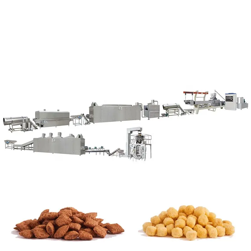 Industriële Automatische Ontbijtgranen Cornflakes Productielijn Maken Machine