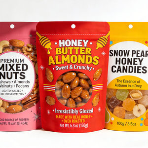 Stand up Pouches Food Packaging Printed Zipper Packaging <strong>Bags</strong> Sweets <strong>Snacks</strong> Candy Ziplock <strong>Bags</strong> Top Brand PT - Product Image 3