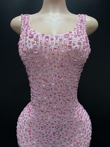 Y2507-TE Novance abbigliamento <span class=keywords><strong>da</strong></span> donna all'ingrosso senza maniche schiena elasticizzata abiti <span class=keywords><strong>da</strong></span> <span class=keywords><strong>sera</strong></span> elegante nuovo Design costume per la festa - Product Image 2