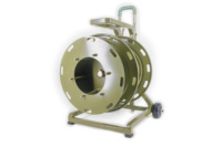Dévidoir de câble portable / chariot à tambour en métal de fournisseur chinois, utilisé dans les environnements difficiles FTTX