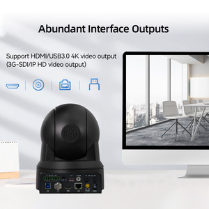 Cámara de Video JJTS HDMI SDI 4K para Conferencias Zoom, Cámara de Transmisión USB 4K UHD, Zoom Óptico 12x, Cámara PTZ para Transmisión en Vivo - Product Image 5