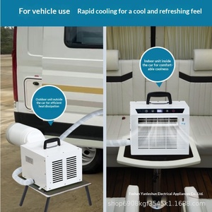 <span class=keywords><strong>Climatiseur</strong></span> <span class=keywords><strong>mobile</strong></span> 3000 BTU pour voiture et tente de camping, modèle WiFi <span class=keywords><strong>avec</strong></span> tuyau de raccordement de 1 mètre, style split, contrôlé par application, vente en gros - Product Image 5