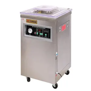 Máquina de sellado de alimentos al vacío, máquina de envasado al vacío de doble barra, alta eficiencia, Dz400