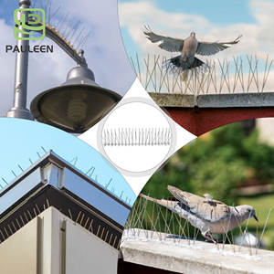Piques <span class=keywords><strong>anti</strong></span>-oiseaux en plastique à base de plastique, bandes d'aiguilles économiques pour éloigner les oiseaux - Product Image 5