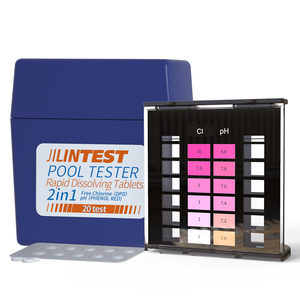 Kit completo de tiras y tabletas de prueba de agua de <span class=keywords><strong>piscina</strong></span> de acción rápida 2 en 1 para prueba de <span class=keywords><strong>cloro</strong></span>, bromo y pH - Product Image 3