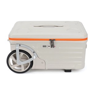 <span class=keywords><strong>Valigia</strong></span> Trolley Unisex 24 Pollici con Apertura Laterale, Multifunzione, in PC Resistente, Capacità Extra-Large, Ampio Spazio di Stoccaggio, per Esterni, con <span class=keywords><strong>Ruote</strong></span> <span class=keywords><strong>Grandi</strong></span> - Product Image 3