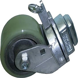 <span class=keywords><strong>Cmcl</strong></span> Red Pu Roues mobiles Roues de conteneur d'expédition Pivotantes avec frein Roues pivotantes de 8 pouces - Product Image 5