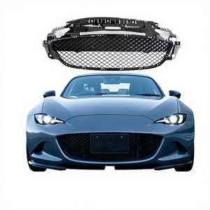 Griglia Anteriore per Auto <span class=keywords><strong>MX</strong></span> 5 Stile Spirit Racing Roadster 12R, Griglia a Nido d'Ape Nero Lucido per <span class=keywords><strong>Mazda</strong></span> <span class=keywords><strong>MX</strong></span> 5 ND1 ND2 2015-2026 - Product Image 1